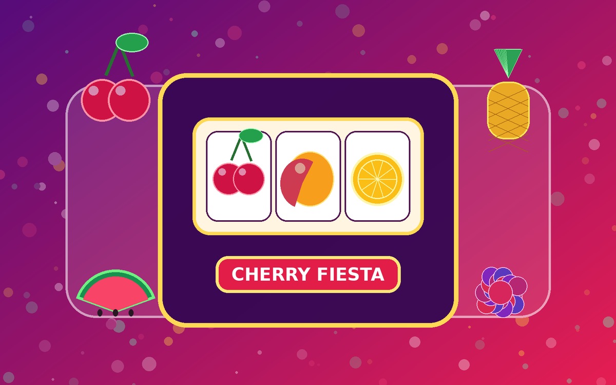 Cherry Fiesta fruit slot machine artwork